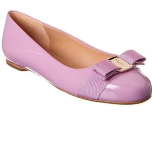 Salvatore Ferragamo Lulac Lavender Varina Flats Size: 9.